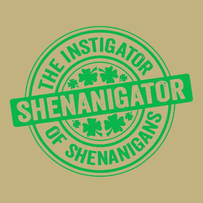 Funny Shenanigator St PatrickS Day Shenanigans Instigator Button