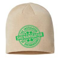 Funny Shenanigator St PatrickS Day Shenanigans Instigator Sustainable Beanie