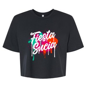 Fiesta Sucia San Antonio Bella+Canvas Jersey Crop Tee