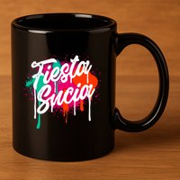Fiesta Sucia San Antonio 11oz C Handle Ceramic Mug