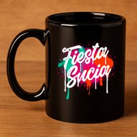 Fiesta Sucia San Antonio 11oz C Handle Ceramic Mug