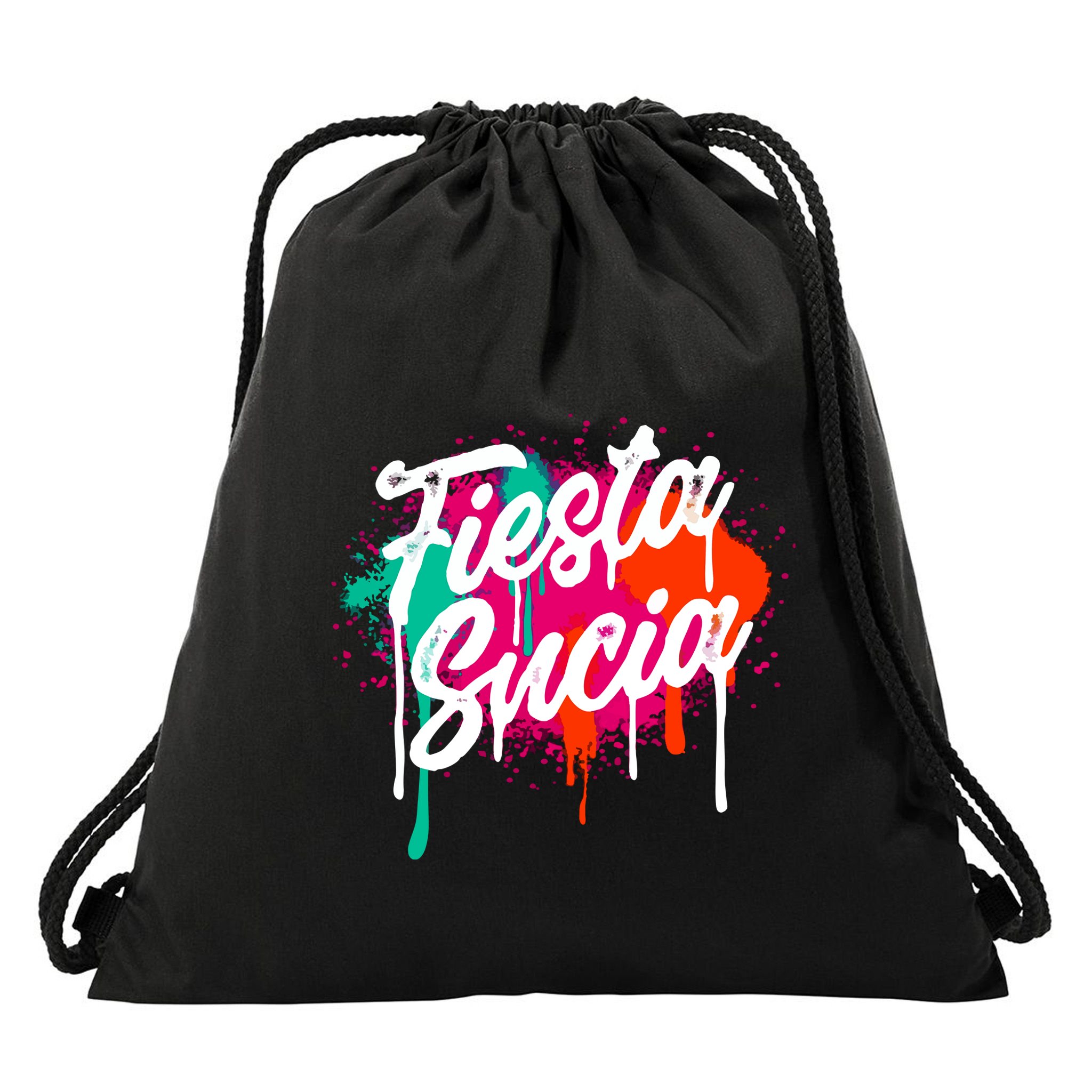 Fiesta Sucia San Antonio Drawstring Bag