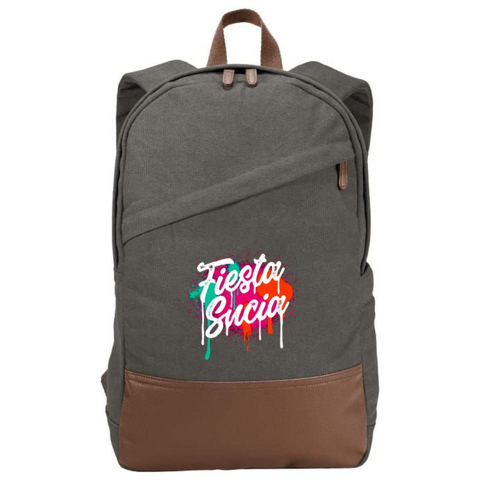 Fiesta Sucia San Antonio Cotton Canvas Backpack
