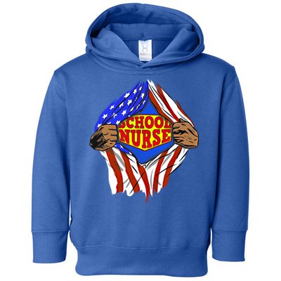 Funny Super School Nurse Hero Job Great Gift Toddler Hoodie