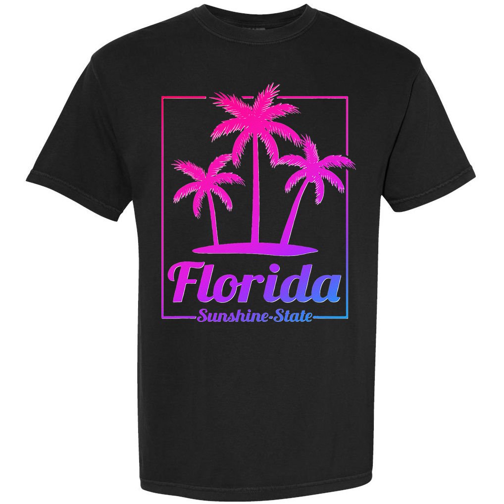 Florida Sunshine State Retro Look Comfort Colors T-Shirt