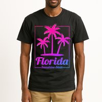 Florida Sunshine State Retro Look Tall T-Shirt