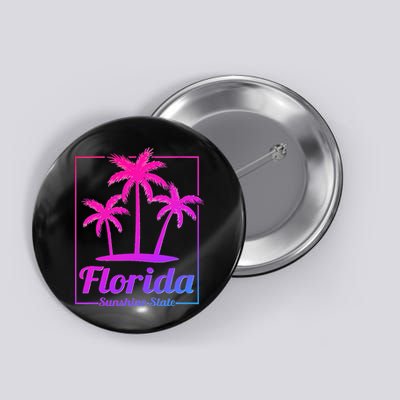 Florida Sunshine State Retro Look Button