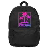 Florida Sunshine State Retro Look 16 in Basic Backpack