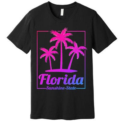 Florida Sunshine State Retro Look Premium T-Shirt