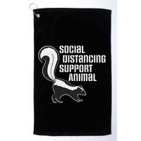 Funny Sarcastic Social Distancing Support Expert Pet Skunk Golf Towel