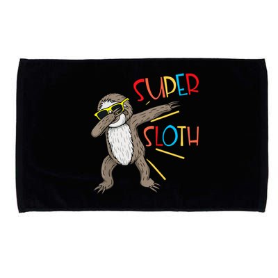 Funny Super Sloth Superhero Dabbing Dance Move Dab Microfiber Hand Towel