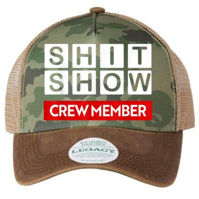 Funny Shit Show Crew Member Legacy Tie Dye Trucker Hat
