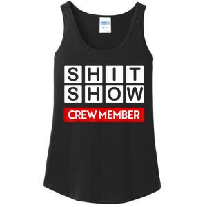 Funny Shit Show Crew Member Ladies Essential Tank