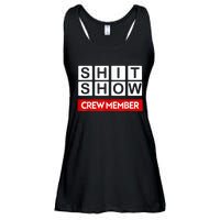 Funny Shit Show Crew Member Ladies Essential Flowy Tank