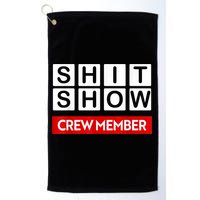 Funny Shit Show Crew Member Golf Towel