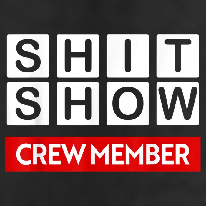 Funny Shit Show Crew Member Golf Towel