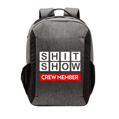 Funny Shit Show Crew Member Vector Backpack