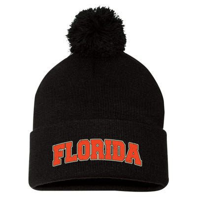 Florida State Sports Logo Pom Pom 12in Knit Beanie