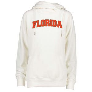 Florida State Sports Logo Womens Funnel Neck Pullover Hood