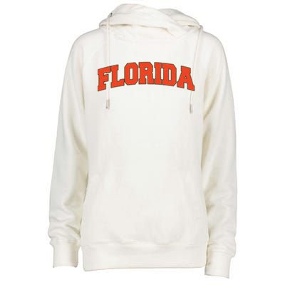 Florida State Sports Logo Womens Funnel Neck Pullover Hood