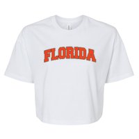 Florida State Sports Logo Bella+Canvas Jersey Crop Tee