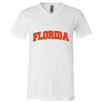 Florida State Sports Logo V-Neck T-Shirt