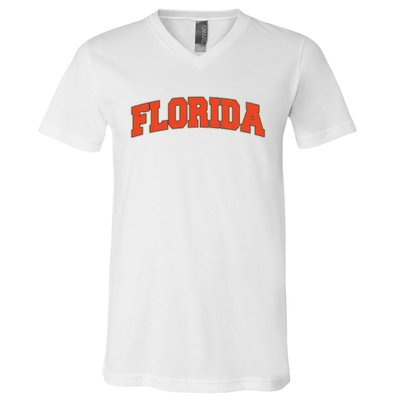 Florida State Sports Logo V-Neck T-Shirt