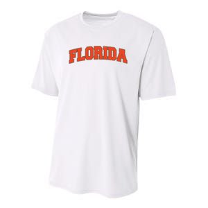 Florida State Sports Logo Youth Performance Sprint T-Shirt