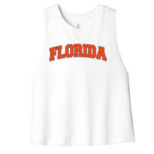 Florida State Sports Logo Women's Racerback Cropped Tank