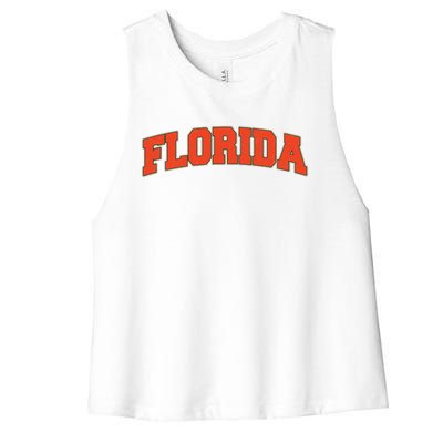 Florida State Sports Logo Women's Racerback Cropped Tank