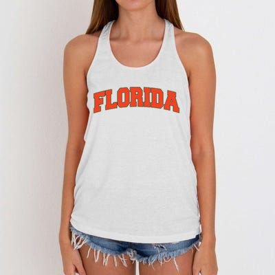 Florida State Sports Logo Women's Knotted Racerback Tank