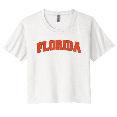 Florida State Sports Logo Women's Crop Top Tee