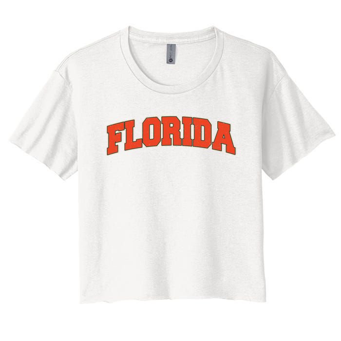 Florida State Sports Logo Women's Crop Top Tee