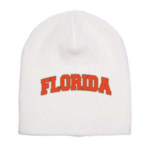 Florida State Sports Logo Short Acrylic Beanie