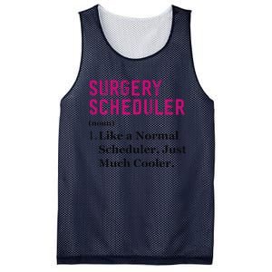 Funny Surgery Scheduler Application Day Medical Scheduler Mesh Reversible Basketball Jersey Tank