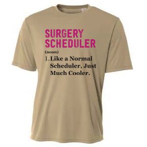 Funny Surgery Scheduler Application Day Medical Scheduler Cooling Performance Crew T-Shirt