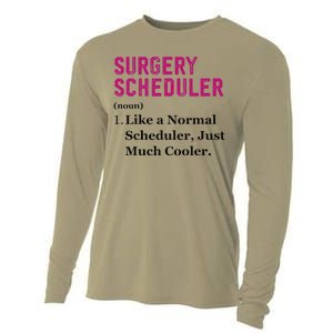 Funny Surgery Scheduler Application Day Medical Scheduler Cooling Performance Long Sleeve Crew