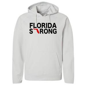 Florida Strong Support For Florida Graphic Performance Fleece Hoodie