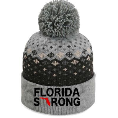 Florida Strong Support For Florida Graphic The Baniff Cuffed Pom Beanie