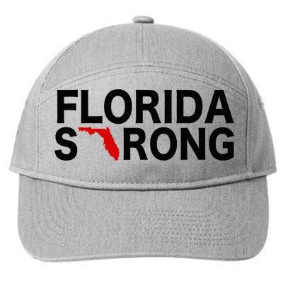 Florida Strong Support For Florida Graphic 7-Panel Snapback Hat