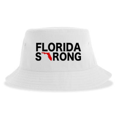 Florida Strong Support For Florida Graphic Sustainable Bucket Hat