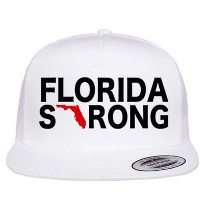 Florida Strong Support For Florida Graphic Flat Bill Trucker Hat