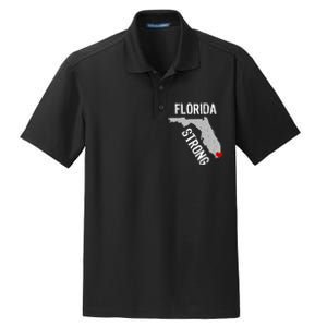 Florida Strong Support For Miami Distressed State Dry Zone Grid Polo