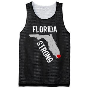 Florida Strong Support For Miami Distressed State Mesh Reversible Basketball Jersey Tank