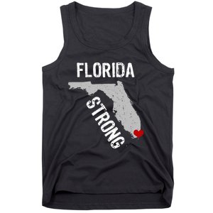 Florida Strong Support For Miami Distressed State Tank Top