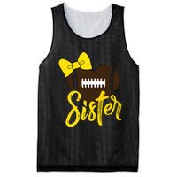 Football Sister Shirts Football Sister Bow Shirts Yellow Gold Mesh Reversible Basketball Jersey Tank