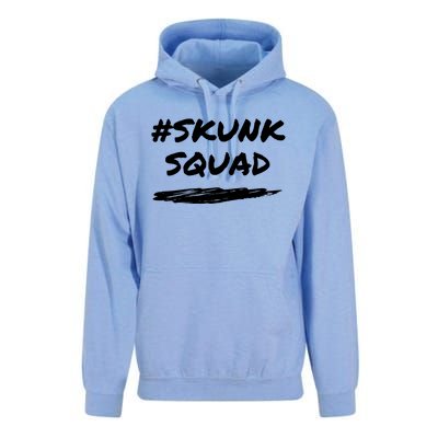 Funny Skunk Squad Hashtag #Skunksquad Great Gift Unisex Surf Hoodie