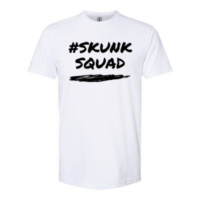 Funny Skunk Squad Hashtag #Skunksquad Great Gift Softstyle CVC T-Shirt