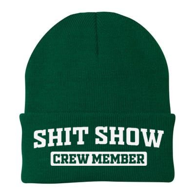 Funny Shit Show Crew Member Knit Cap Winter Beanie