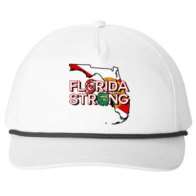 Florida Strong Support Gator Strong Florida Strong Community Snapback Five-Panel Rope Hat